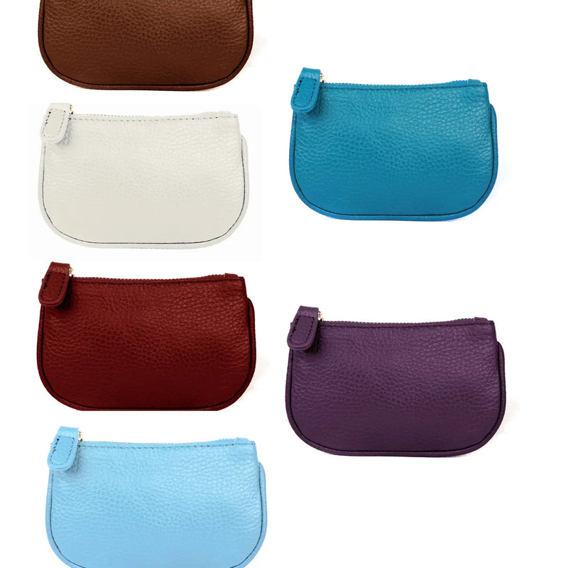 Cowhide Leather Coin Purse