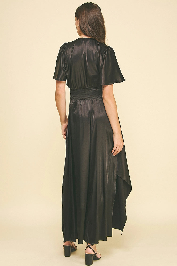 Chiffon Slit Maxi Dress