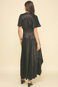 Chiffon Slit Maxi Dress