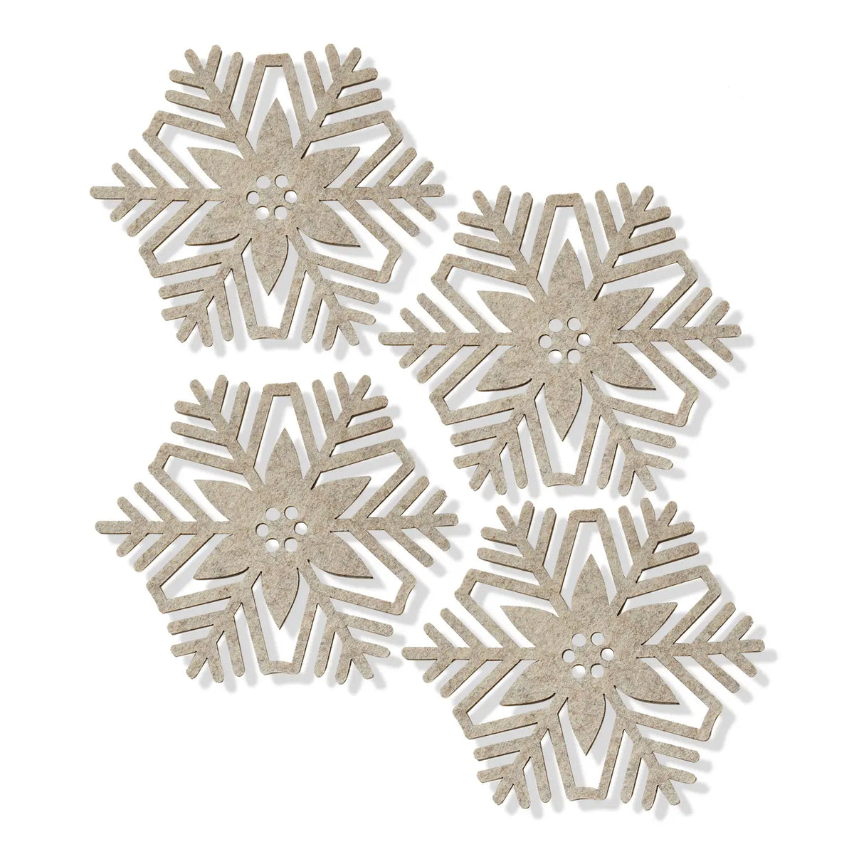 Snowflake Coaster Set