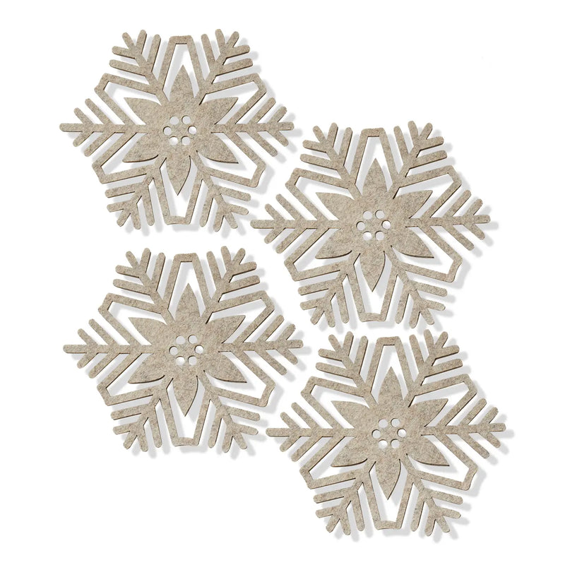 Snowflake Coaster Set