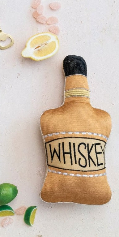 Whiskey Bottle Pillow