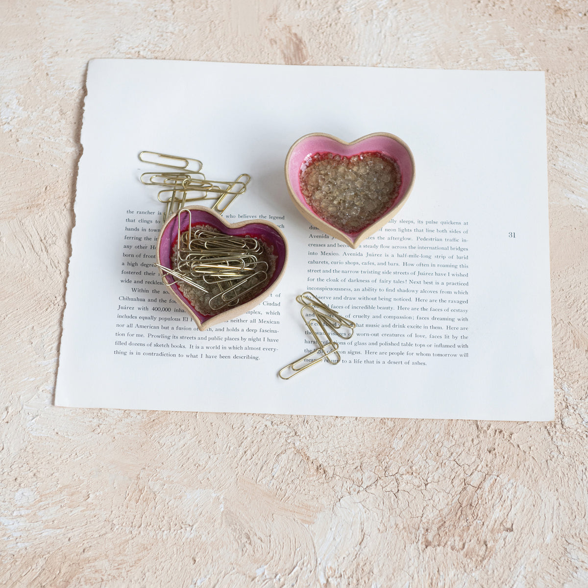 Stoneware Heart Shaped Dish