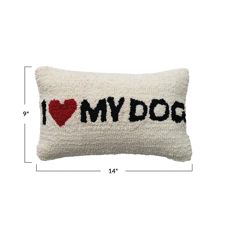 I Love my Dog Pillow
