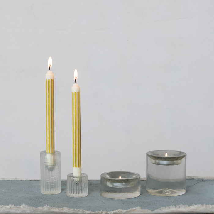 Pressed Glass Tealight Holder
