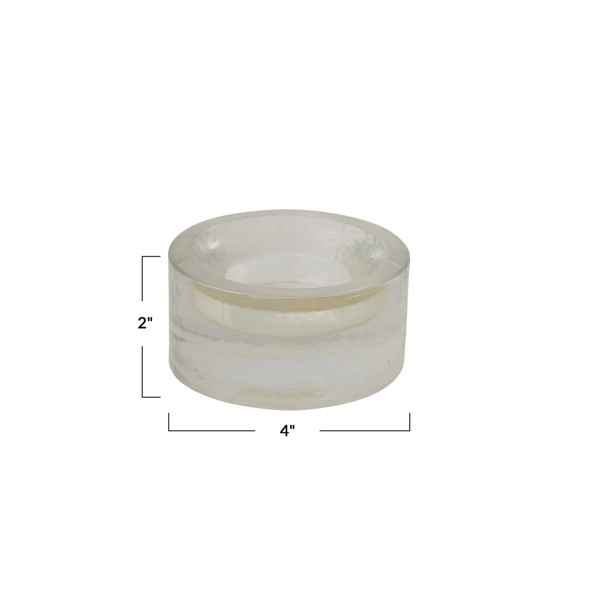 Pressed Glass Tealight Holder