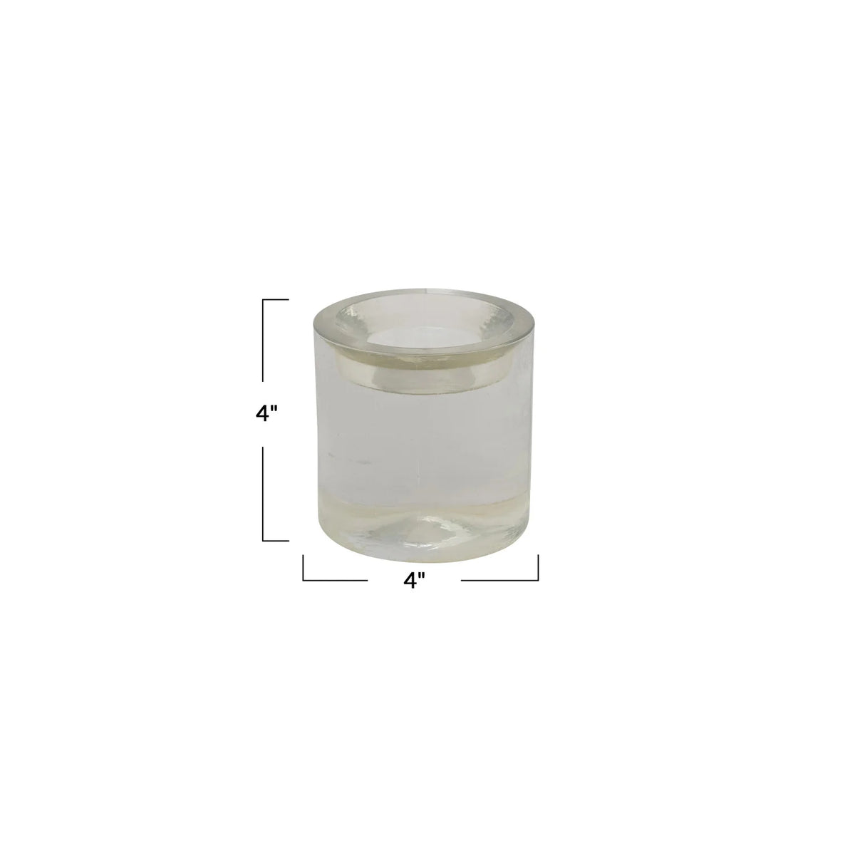 Pressed Glass Tealight Holder