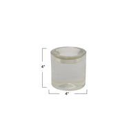 Pressed Glass Tealight Holder