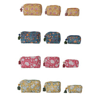 Quilted Cotton Pouches