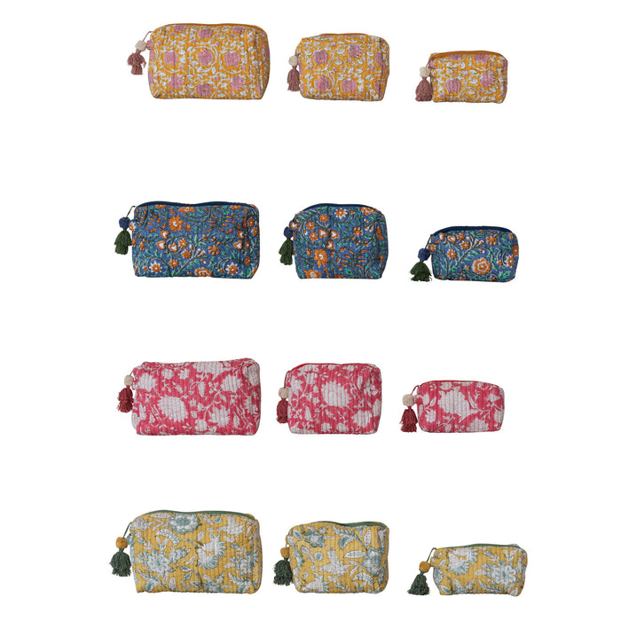Quilted Cotton Pouches
