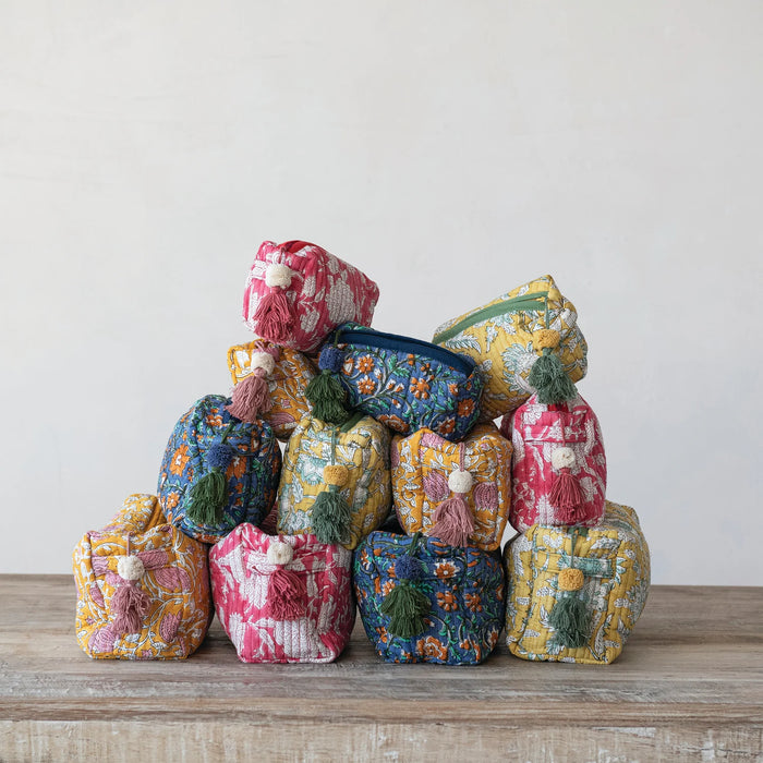 Quilted Cotton Pouches