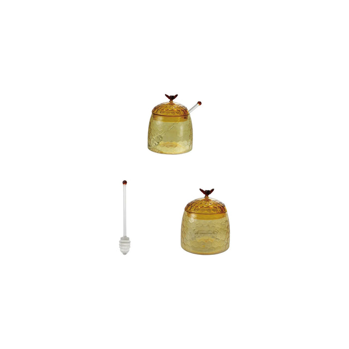 Honey Jar with Bee Finial