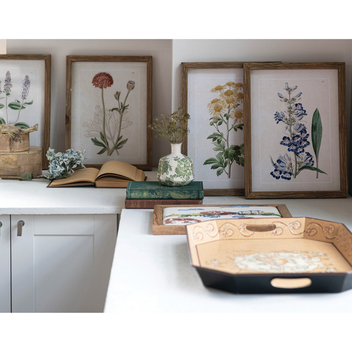 Framed Floral Wall Decor