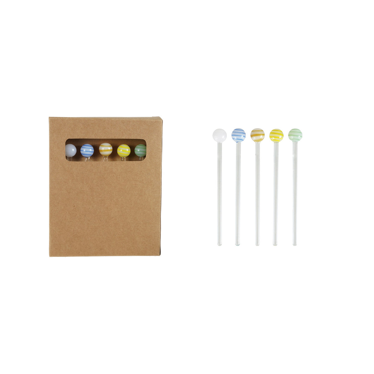 Glass Cocktail Stirrers