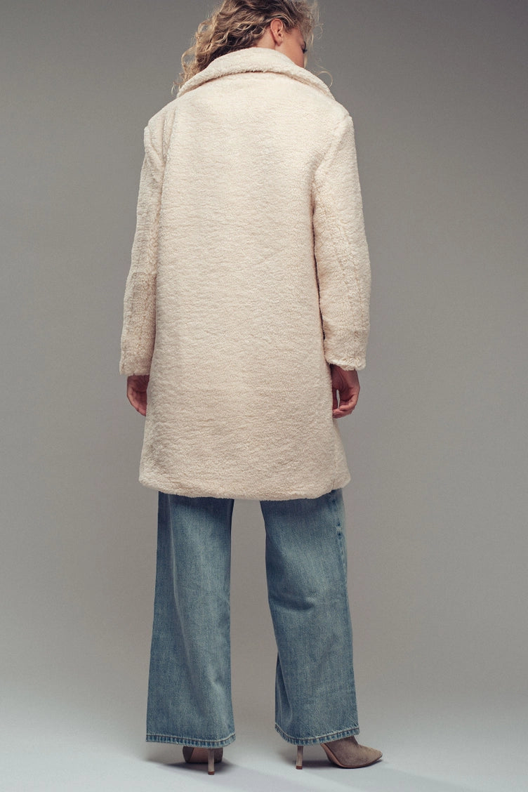 Cozy Longline Teddy Coat