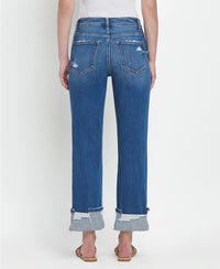 Victoria Cuffed Straight Jeans
