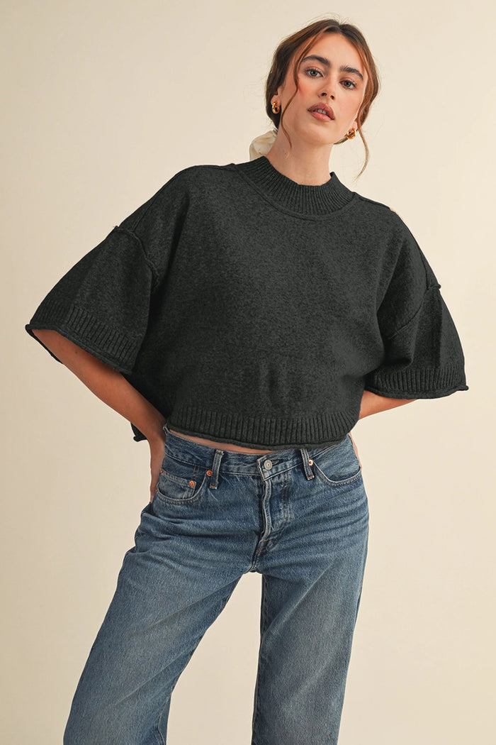 Marled Knit Sweater