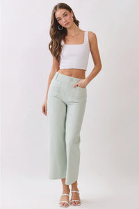 High Waisted Crop Pants