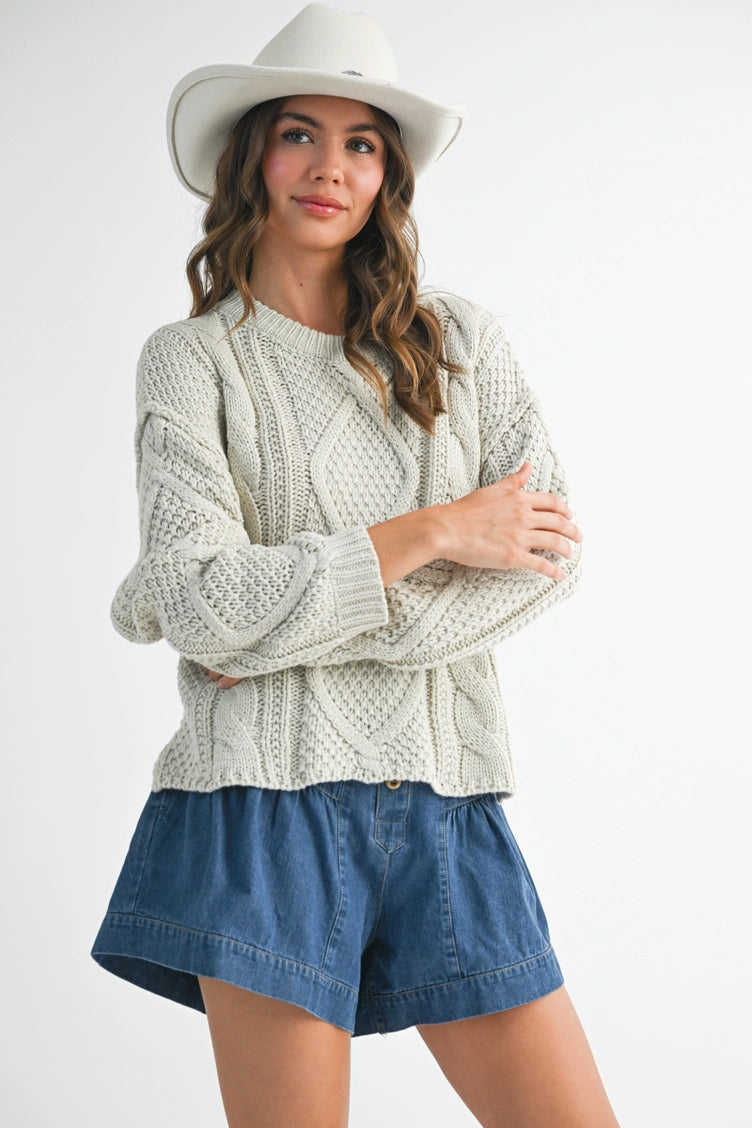 Adela Cable Knit Sweater