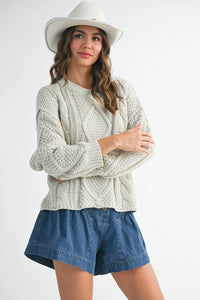 Adela Cable Knit Sweater