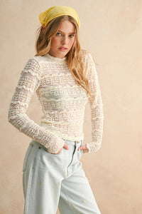 Lace Textured Blouse