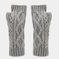 Fingerless Knit Gloves