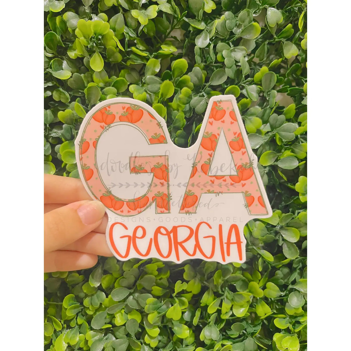 GA Georgia Sticker