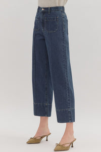 Wide Leg Ankle Pants