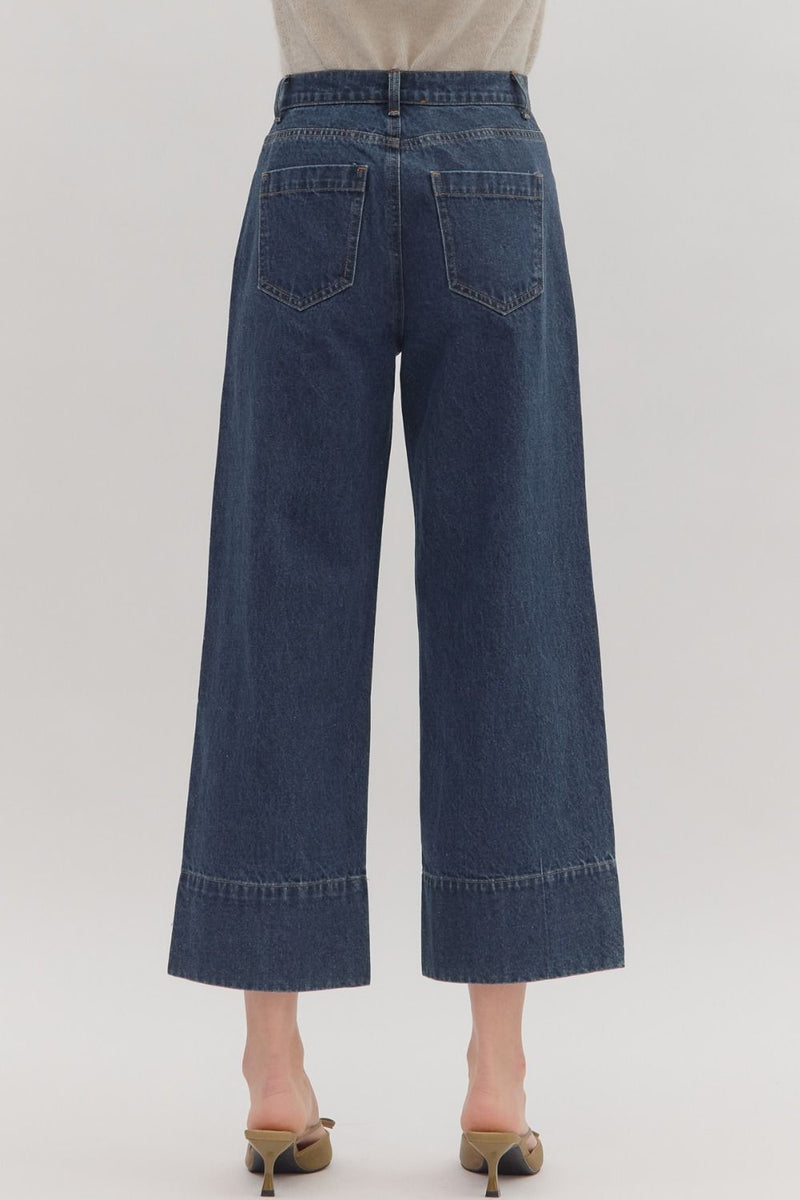 Wide Leg Ankle Pants