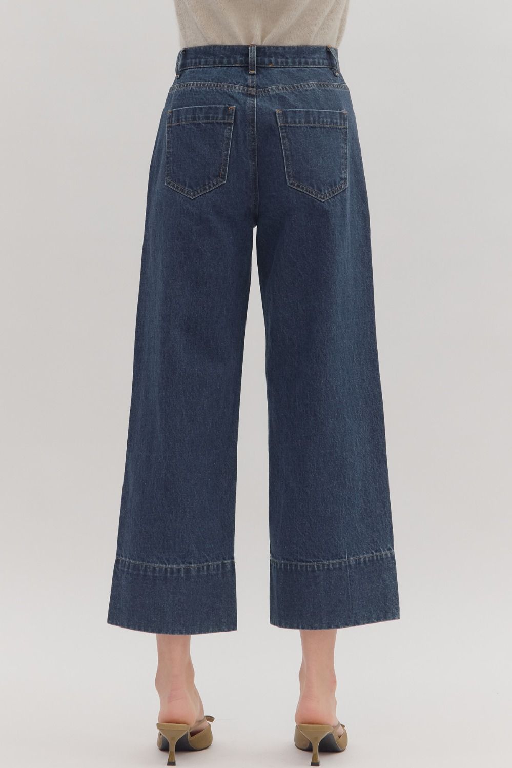 Wide Leg Ankle Pants