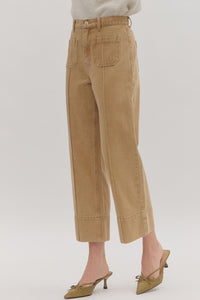 Wide Leg Ankle Pants
