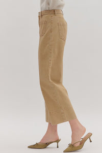Wide Leg Ankle Pants
