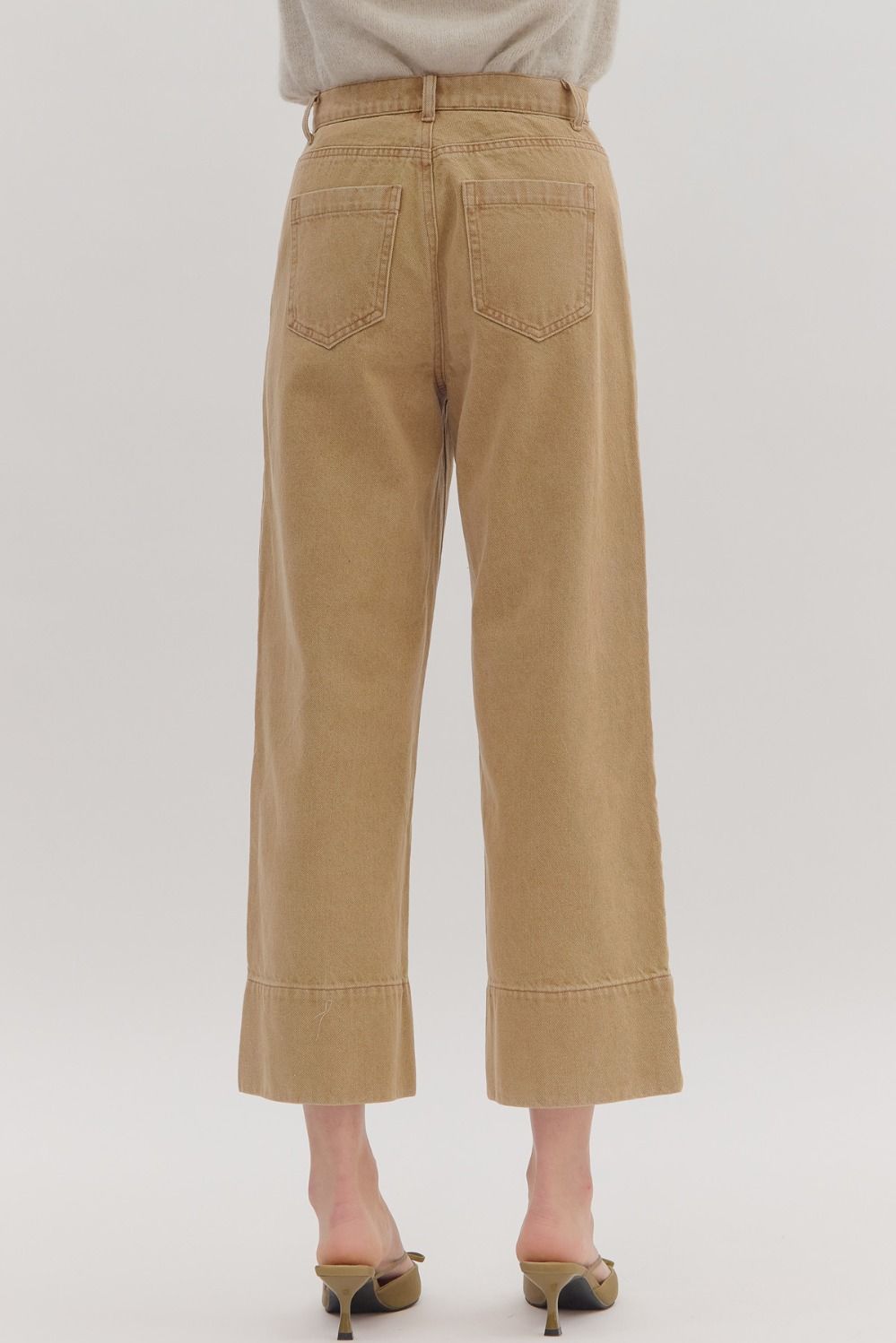 Wide Leg Ankle Pants