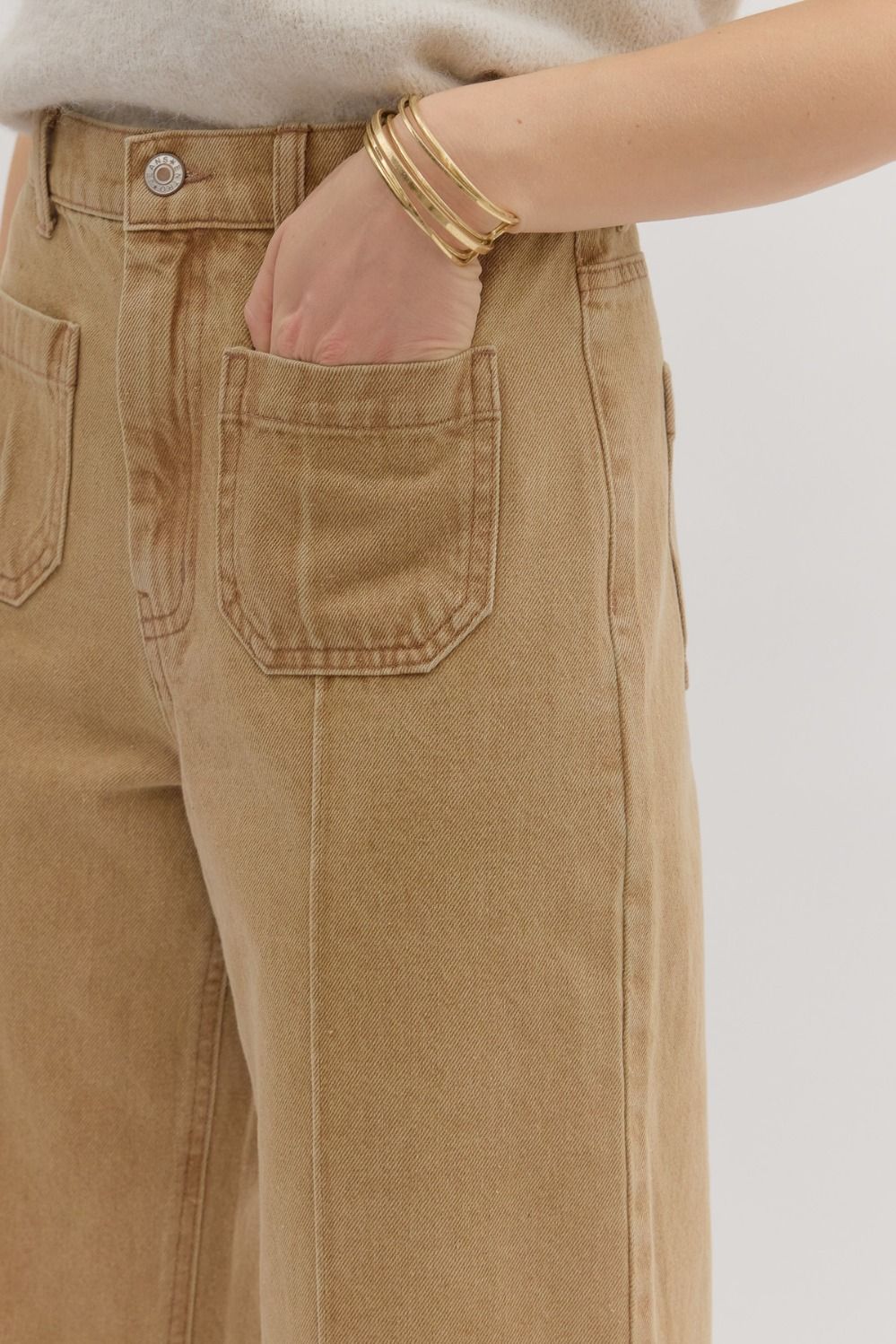 Wide Leg Ankle Pants
