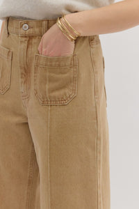 Wide Leg Ankle Pants