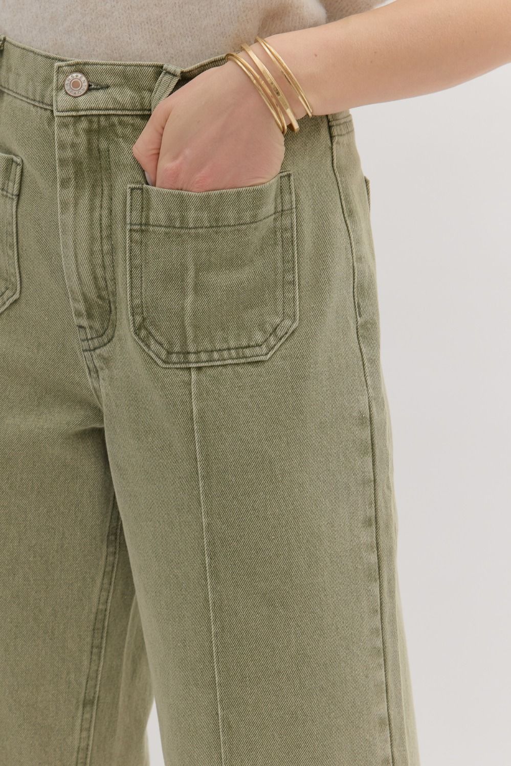 Wide Leg Ankle Pants