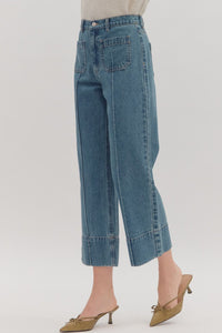 Wide Leg Ankle Pants