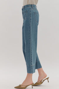 Wide Leg Ankle Pants