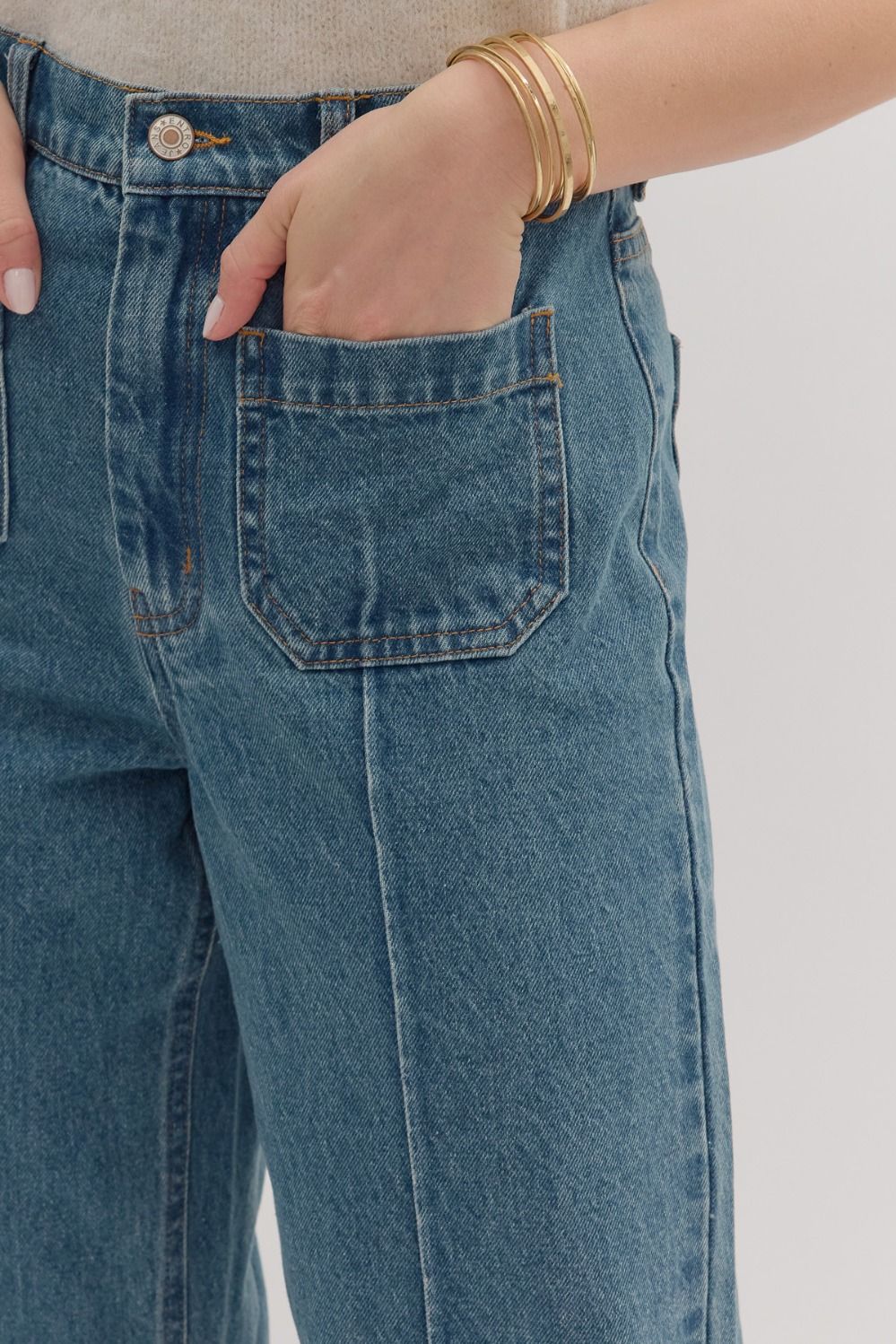 Wide Leg Ankle Pants