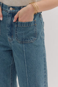 Wide Leg Ankle Pants