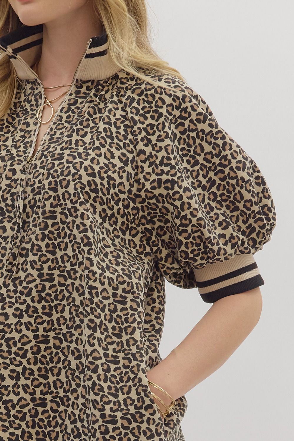 Leopard Print Mini Dress