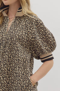 Leopard Print Mini Dress