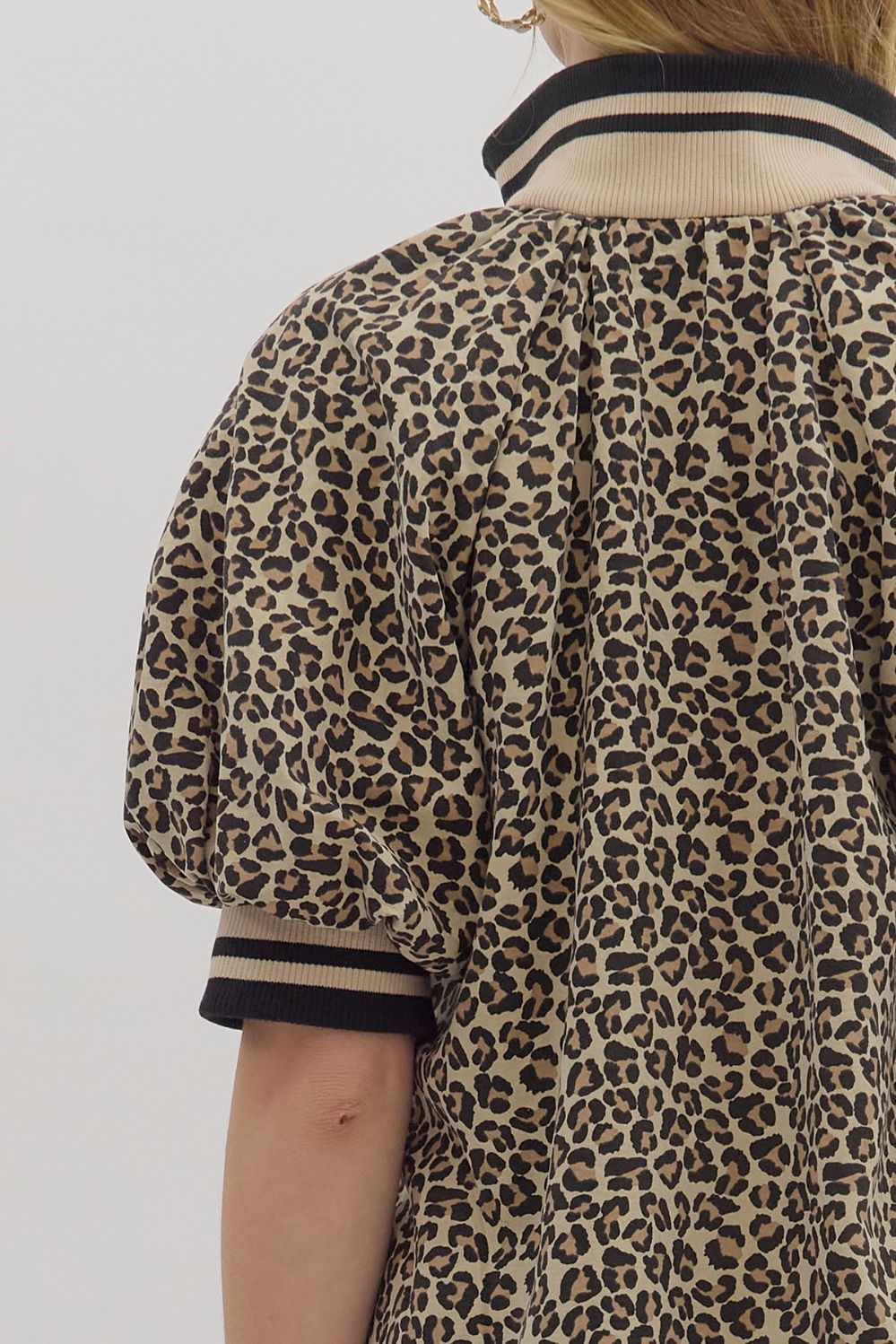 Leopard Print Mini Dress