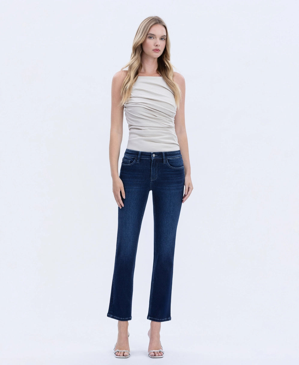Ankle Slim Straight Jeans