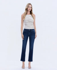 Ankle Slim Straight Jeans