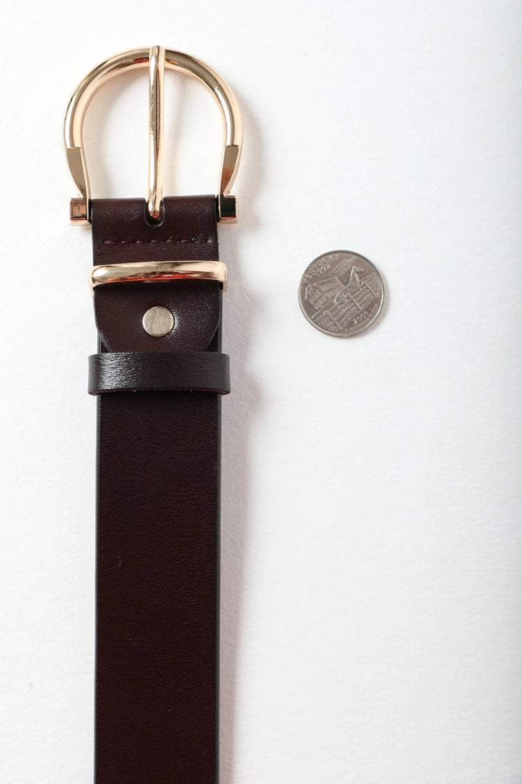 Horseshoe Buckle Belt