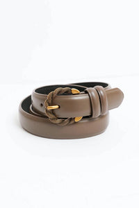 Twisted Buckle Belt