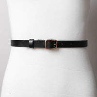 Skinny Leather Belt
