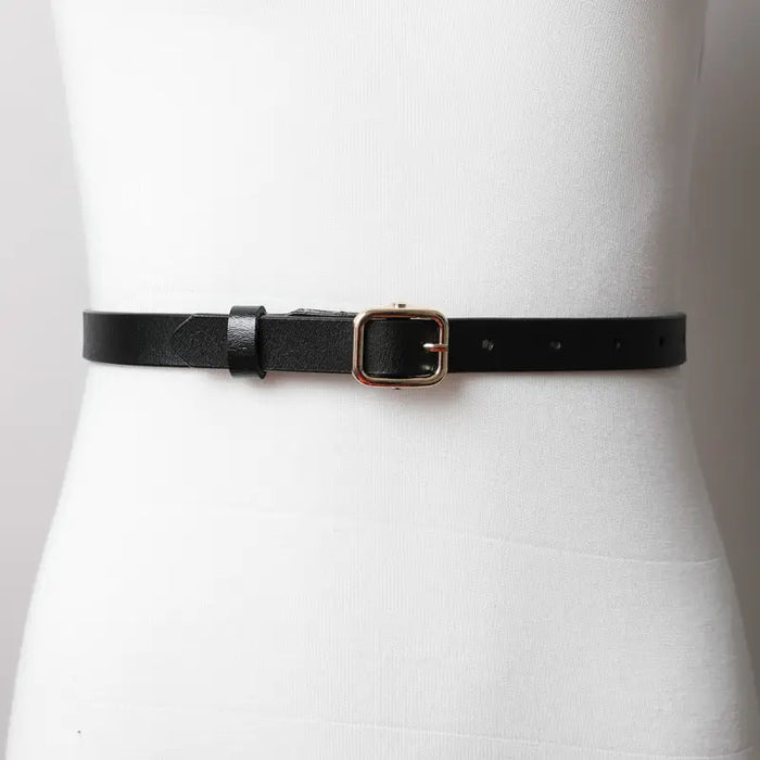 Skinny Leather Belt