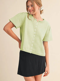Short Sleeve Cardigan